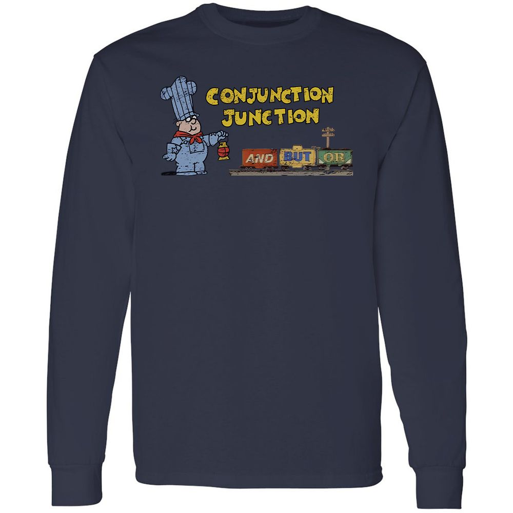 Long Sleeve T-Shirt - QVHULNJN - Navy - 12