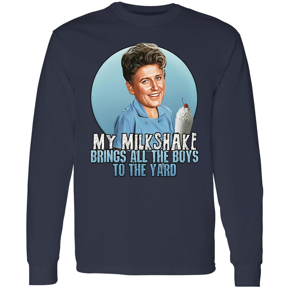 Long Sleeve T-Shirt - Q8D5W46V - Navy - 12