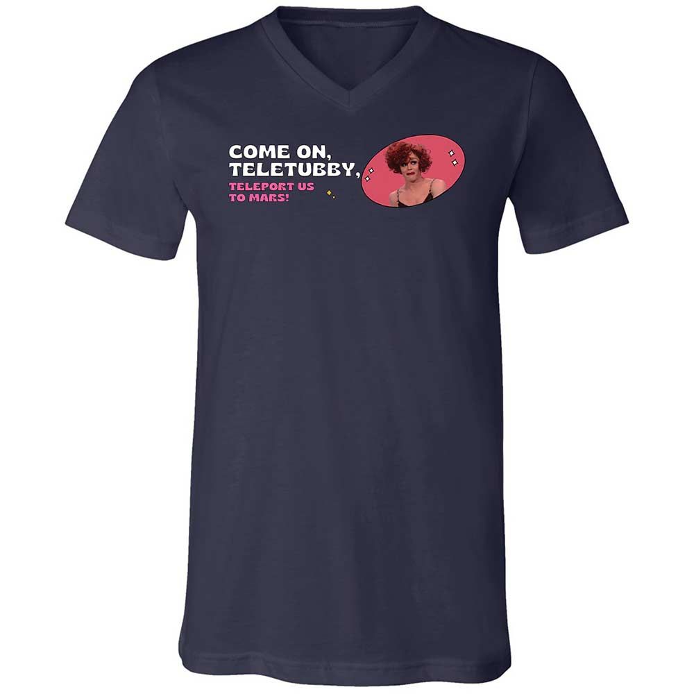 Unisex V-Neck T-Shirt - EJ596PX6 - Navy - 12