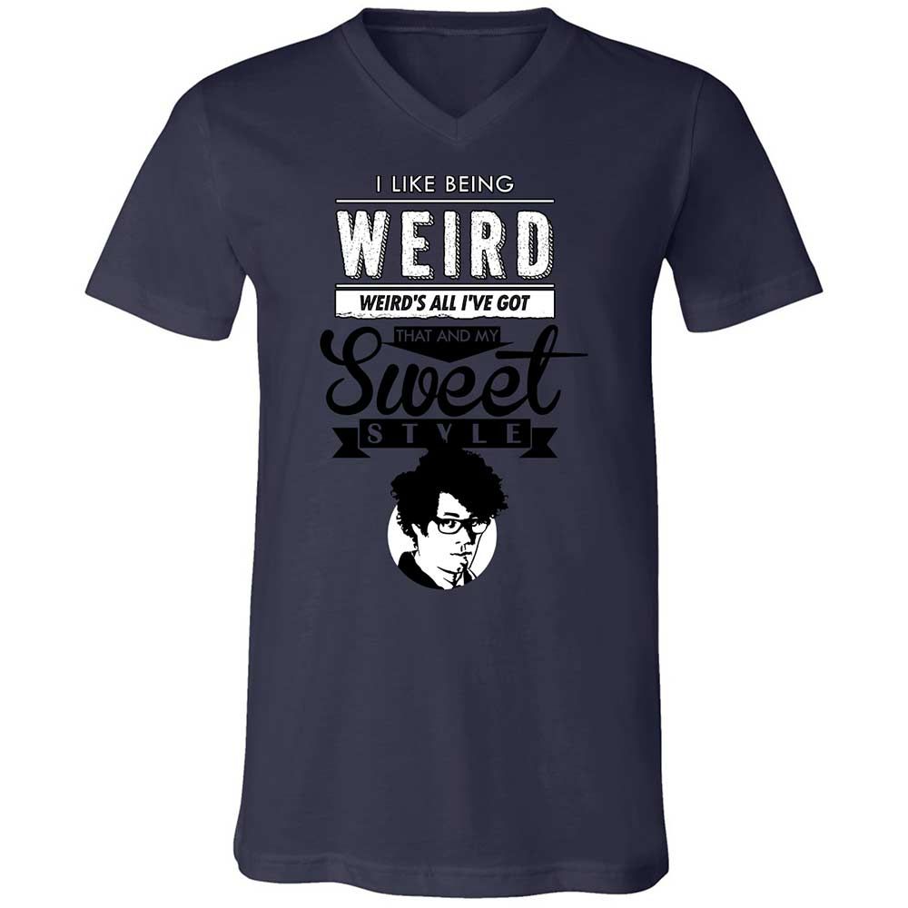 Unisex V-Neck T-Shirt - NK175HMJ - Navy - 12