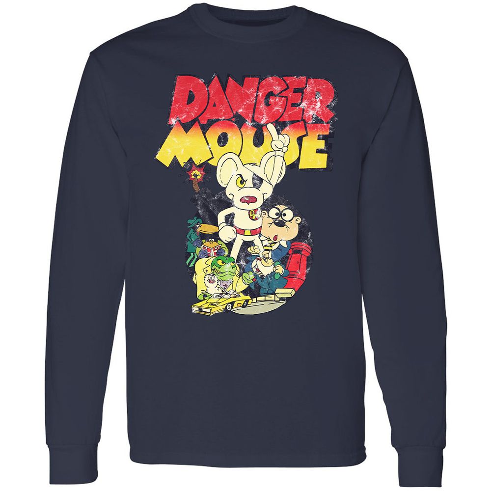 Long Sleeve T-Shirt - KDSH1GDK - Navy - 12