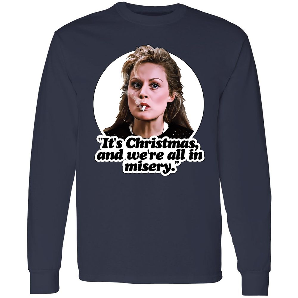 Long Sleeve T-Shirt - 8DYSP9LF - Navy - 12