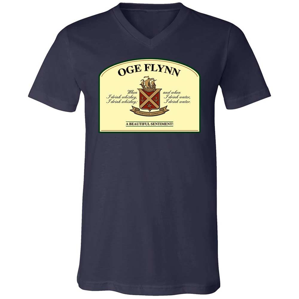 When I drink whiskey, when I drink water - Navy - 12