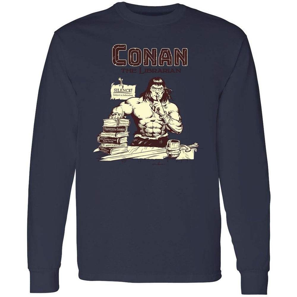 Long Sleeve T-Shirt - 4THUSR1L - Navy - 12