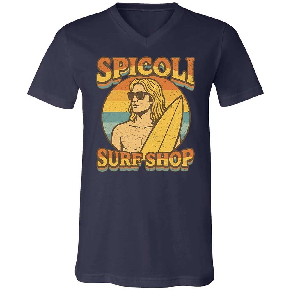 Unisex V-Neck T-Shirt - KFK3649N - Navy - 12