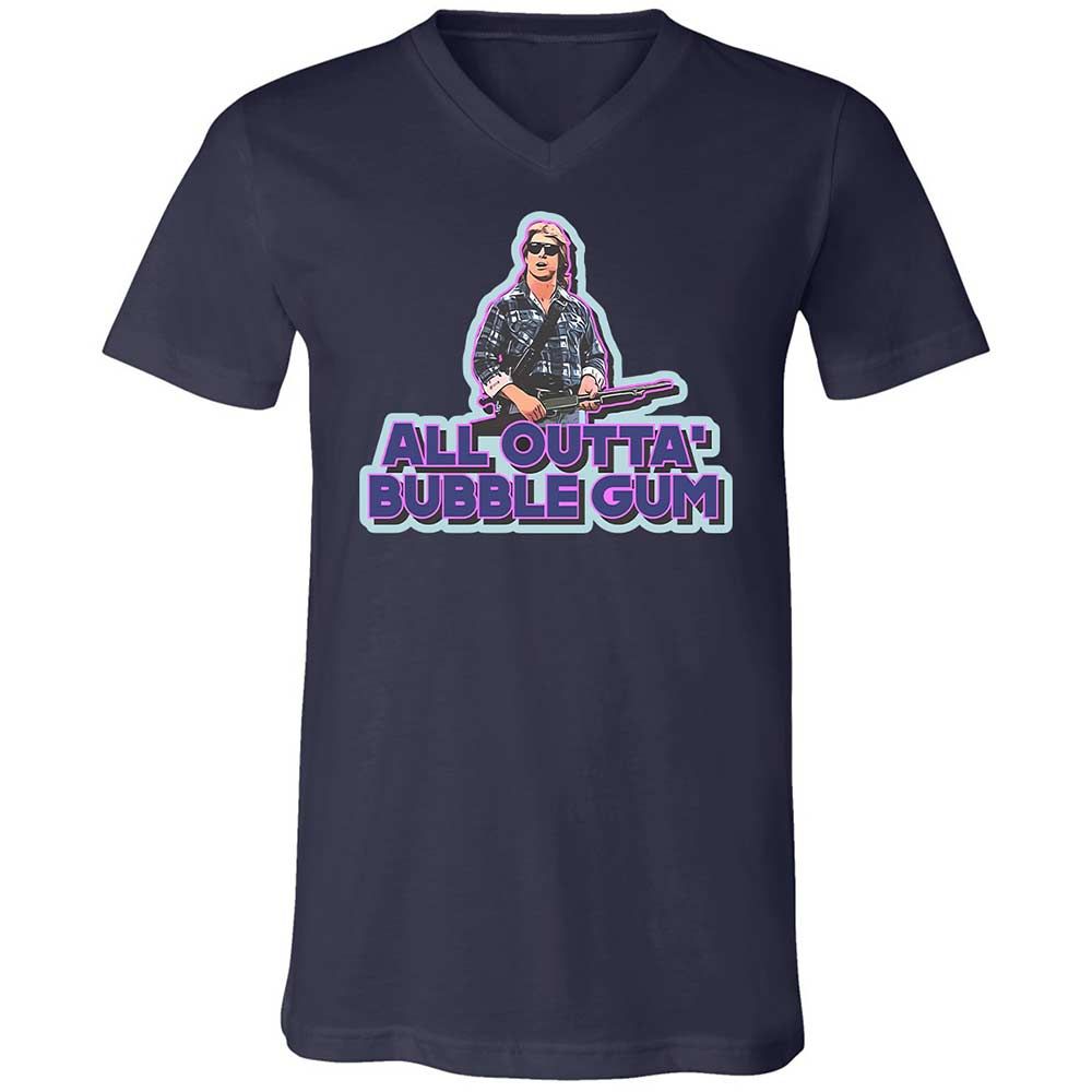 Unisex V-Neck T-Shirt - 2SQ2ZALE - Navy - 12