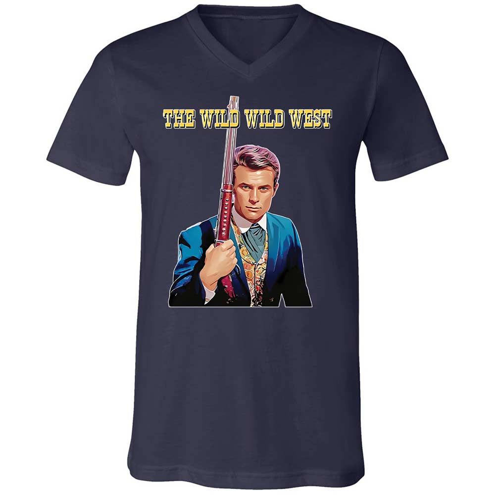 Unisex V-Neck T-Shirt - SCX542QR - Navy - 12