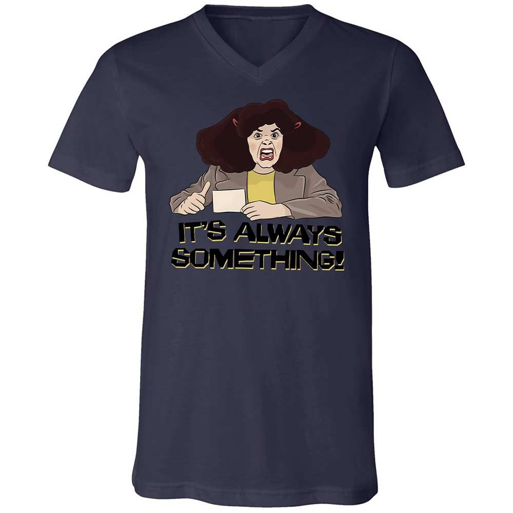 Unisex V-Neck T-Shirt - PC6CZHPD - Navy - 12