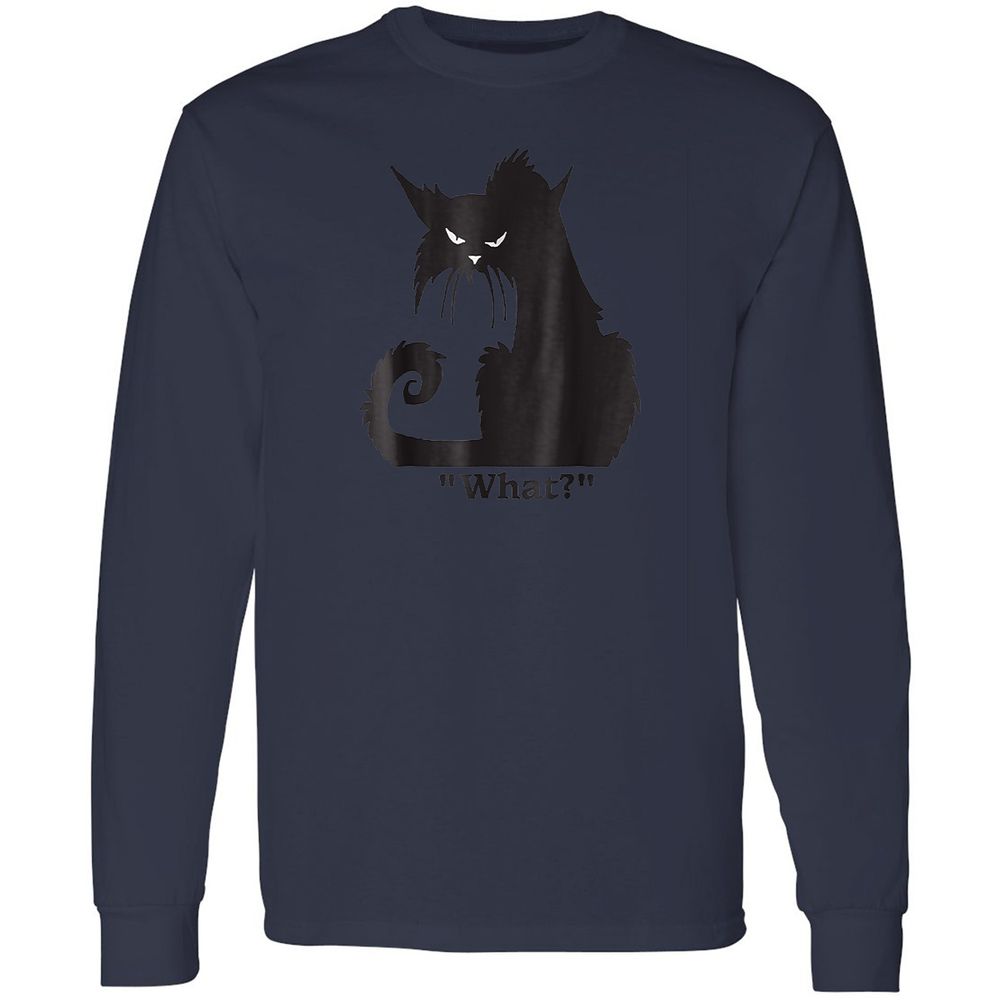 Long Sleeve T-Shirt - HXG6E92Y - Navy - 12