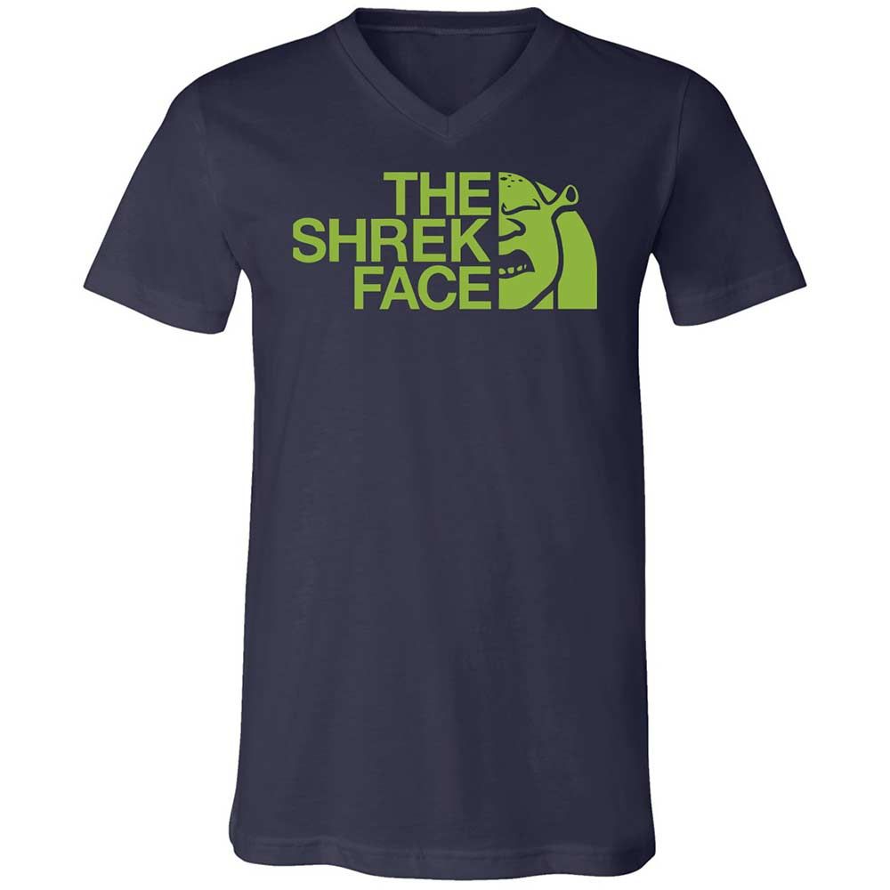 Unisex V-Neck T-Shirt - 4NDXKCHW - Navy - 12
