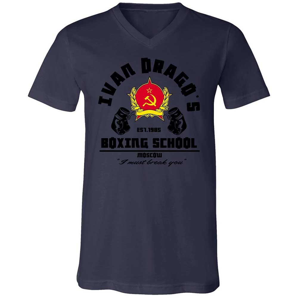 Unisex V-Neck T-Shirt - X71SPMUC - Navy - 12