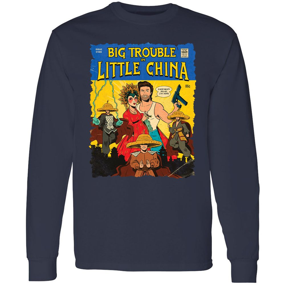 Long Sleeve T-Shirt - Z36FREN9 - Navy - 12