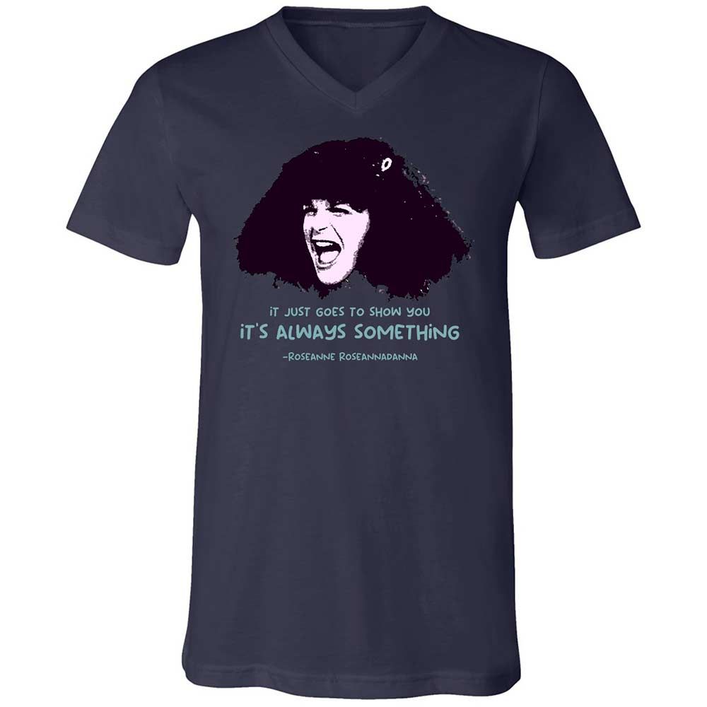 Unisex V-Neck T-Shirt - 653JM92J - Navy - 12