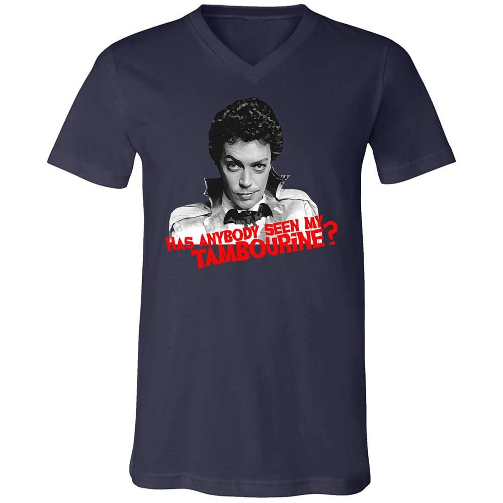 Unisex V-Neck T-Shirt - PD4KQ483 - Navy - 12