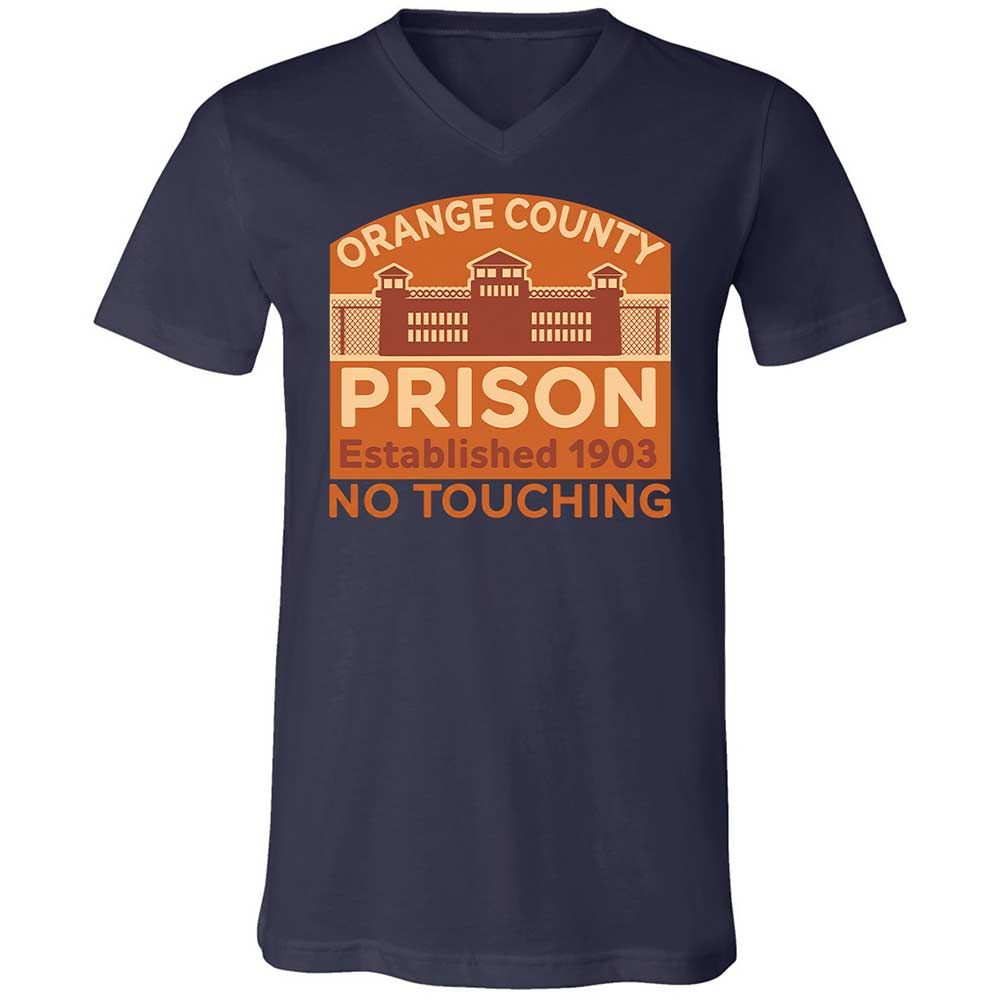 Unisex V-Neck T-Shirt - S99SQHDW - Navy - 12