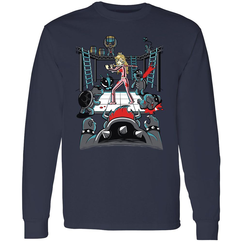 Long Sleeve T-Shirt - VSUGE5HE - Navy - 12
