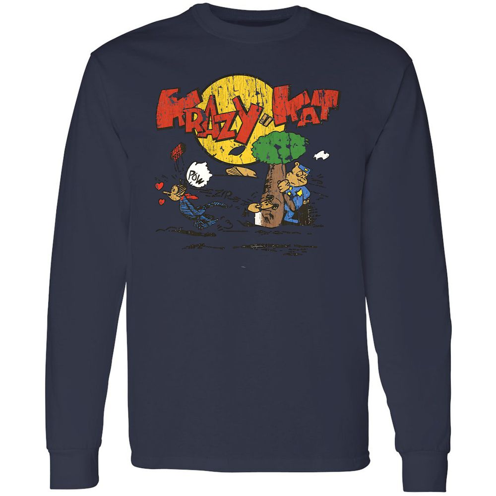Long Sleeve T-Shirt - 5URQNGDR - Navy - 12