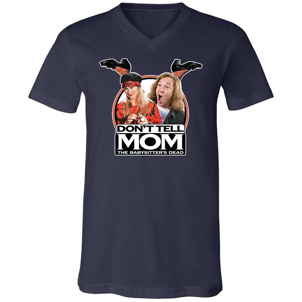 Unisex V-Neck T-Shirt - Y8FFP8QR - Navy - 12