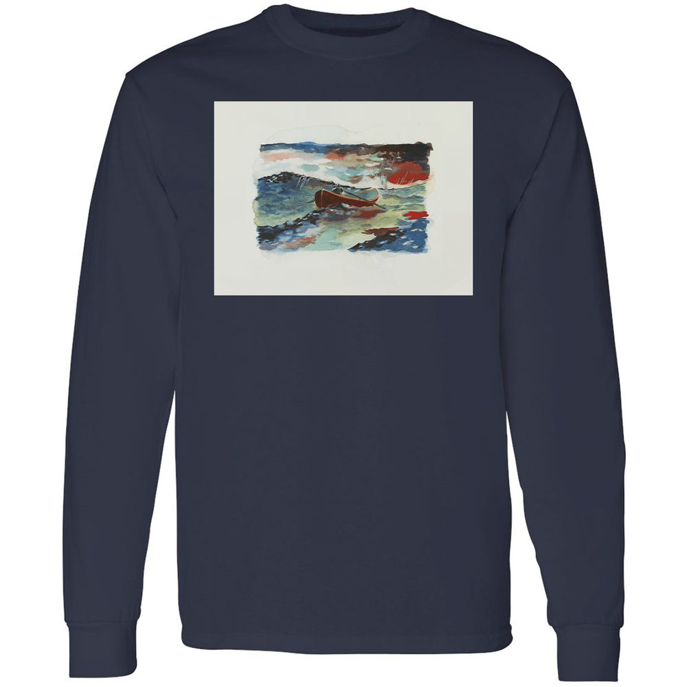 Long Sleeve T-Shirt - THWHP773 - Navy - 12