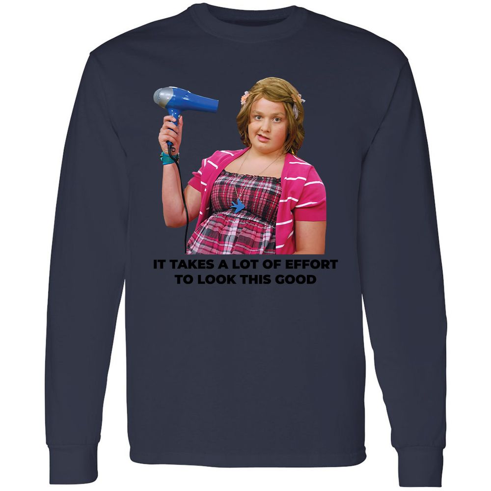 Long Sleeve T-Shirt - DTKSH2X6 - Navy - 12