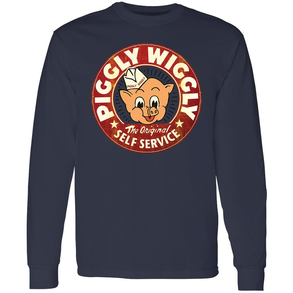 Long Sleeve T-Shirt - W6JRKHWB - Navy - 12