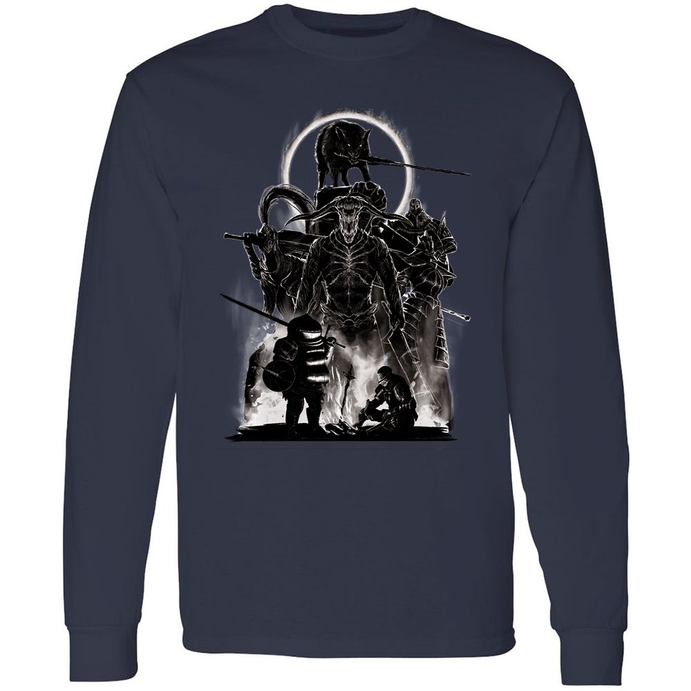 Long Sleeve T-Shirt - NZG5HDCG - Navy - 12