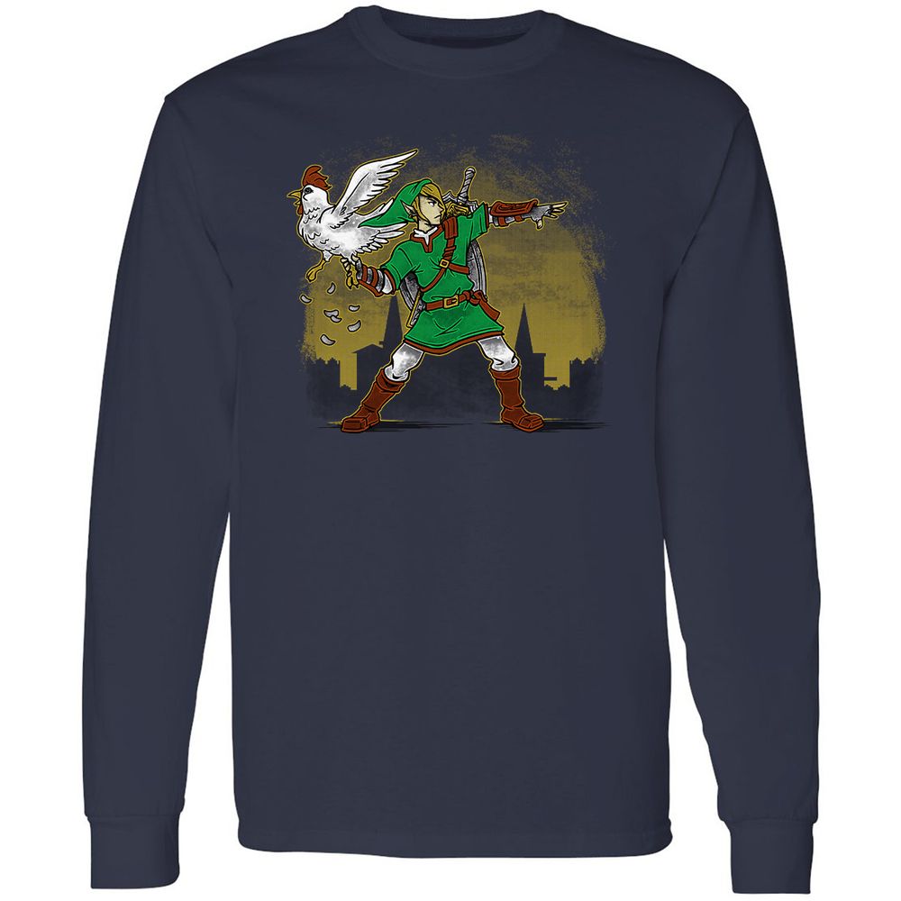 Long Sleeve T-Shirt - E6NVD2U5 - Navy - 12