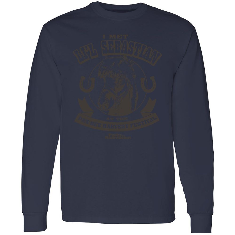 Long Sleeve T-Shirt - QD3KEZEQ - Navy - 12