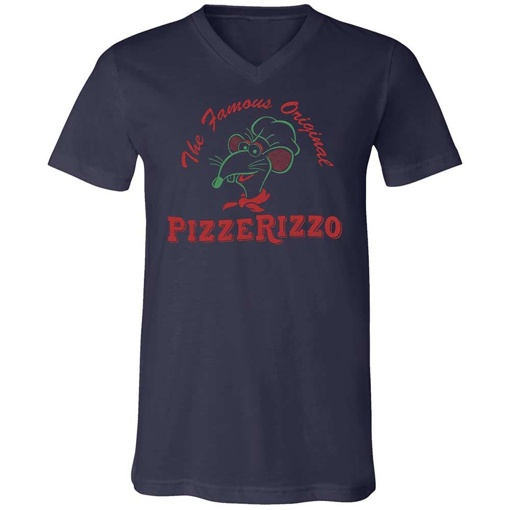 Unisex V-Neck T-Shirt - 5656WHM3 - Navy - 12