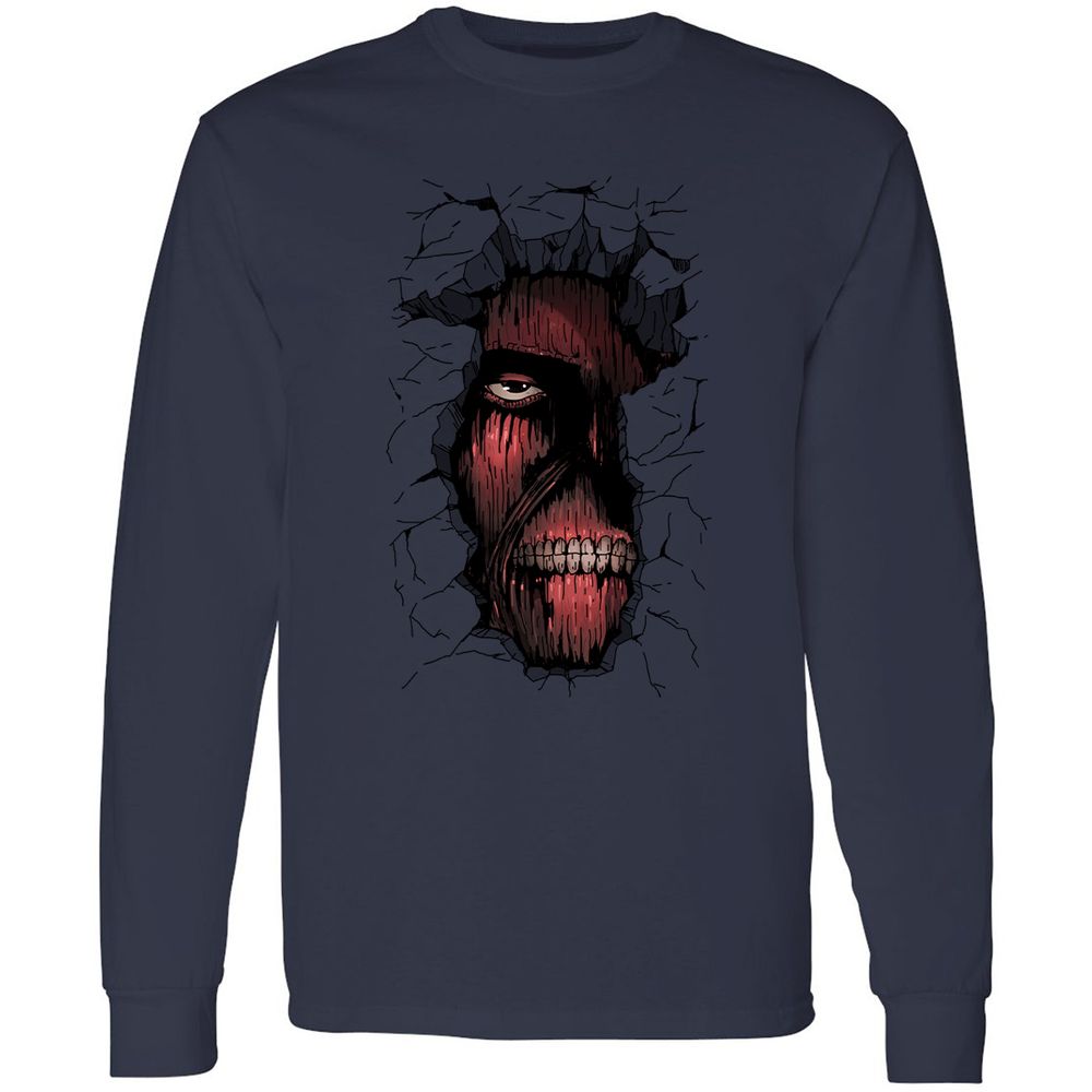 Long Sleeve T-Shirt - 629PBVG1 - Navy - 12
