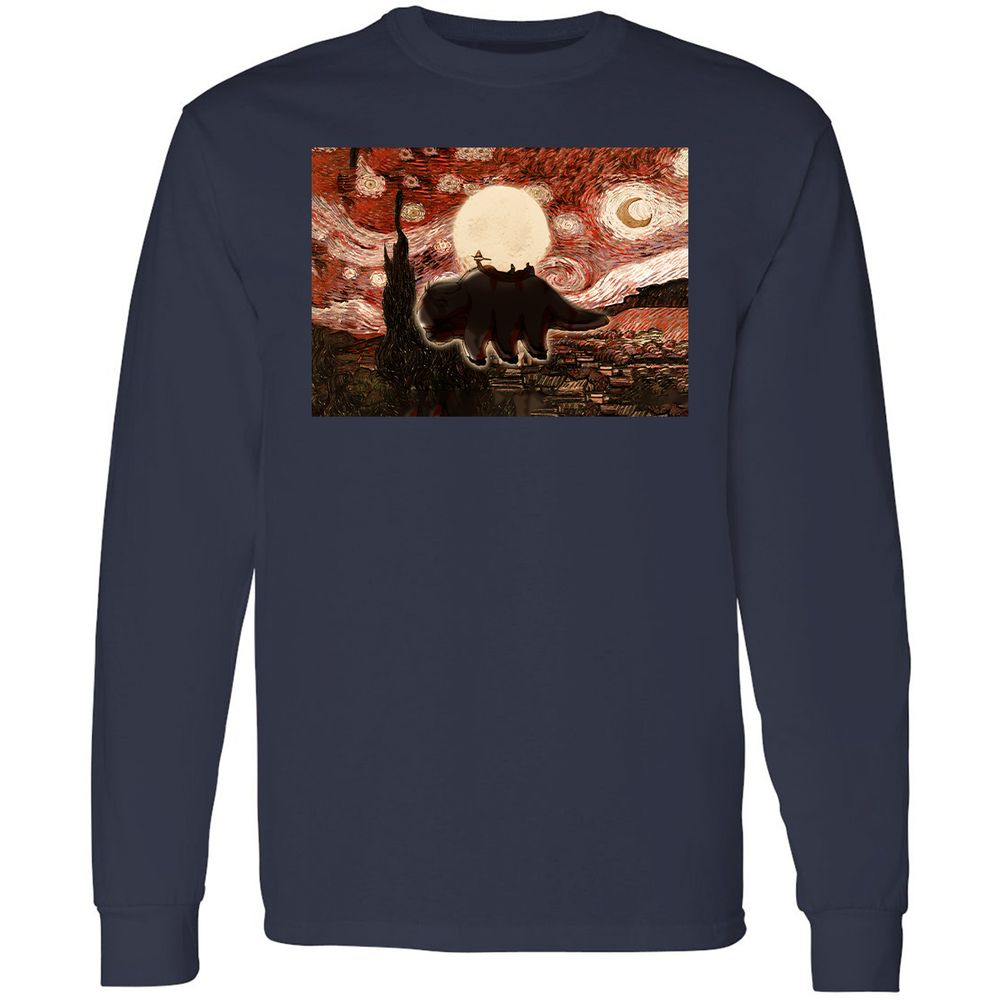 Long Sleeve T-Shirt - ZGB5KKC9 - Navy - 12