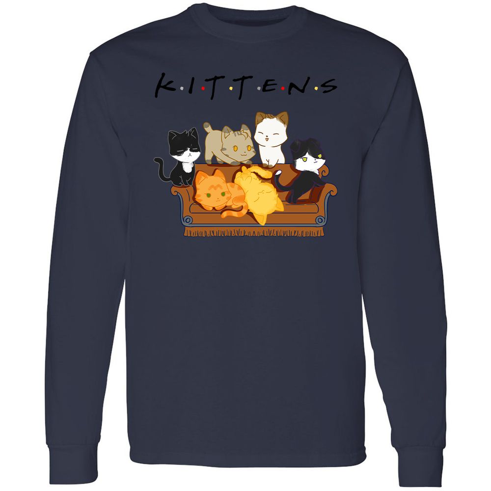 Long Sleeve T-Shirt - 8NKLZDZC - Navy - 12
