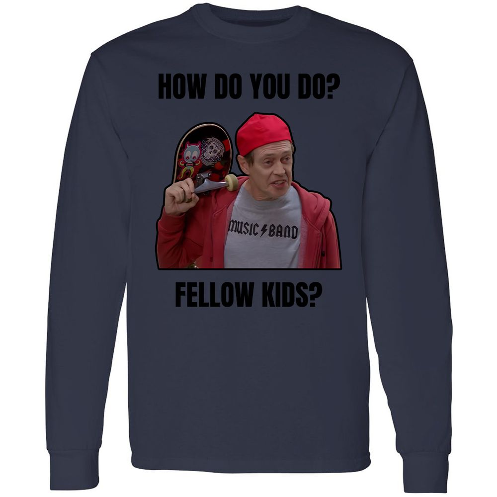 Long Sleeve T-Shirt - PBX3QDB2 - Navy - 12