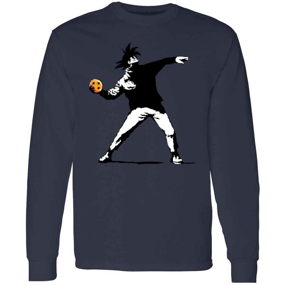 Long Sleeve T-Shirt - KQ6TTF2T - Navy - 12