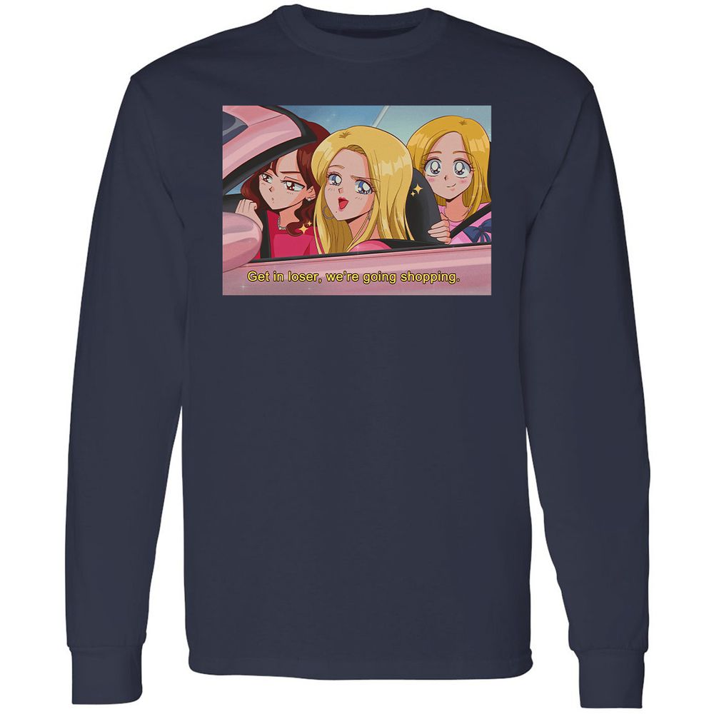 Long Sleeve T-Shirt - 15WY8E5U - Navy - 12