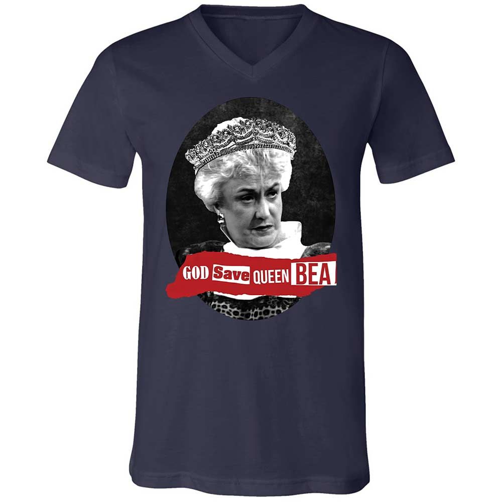 God Save Queen Bea - Navy - 12
