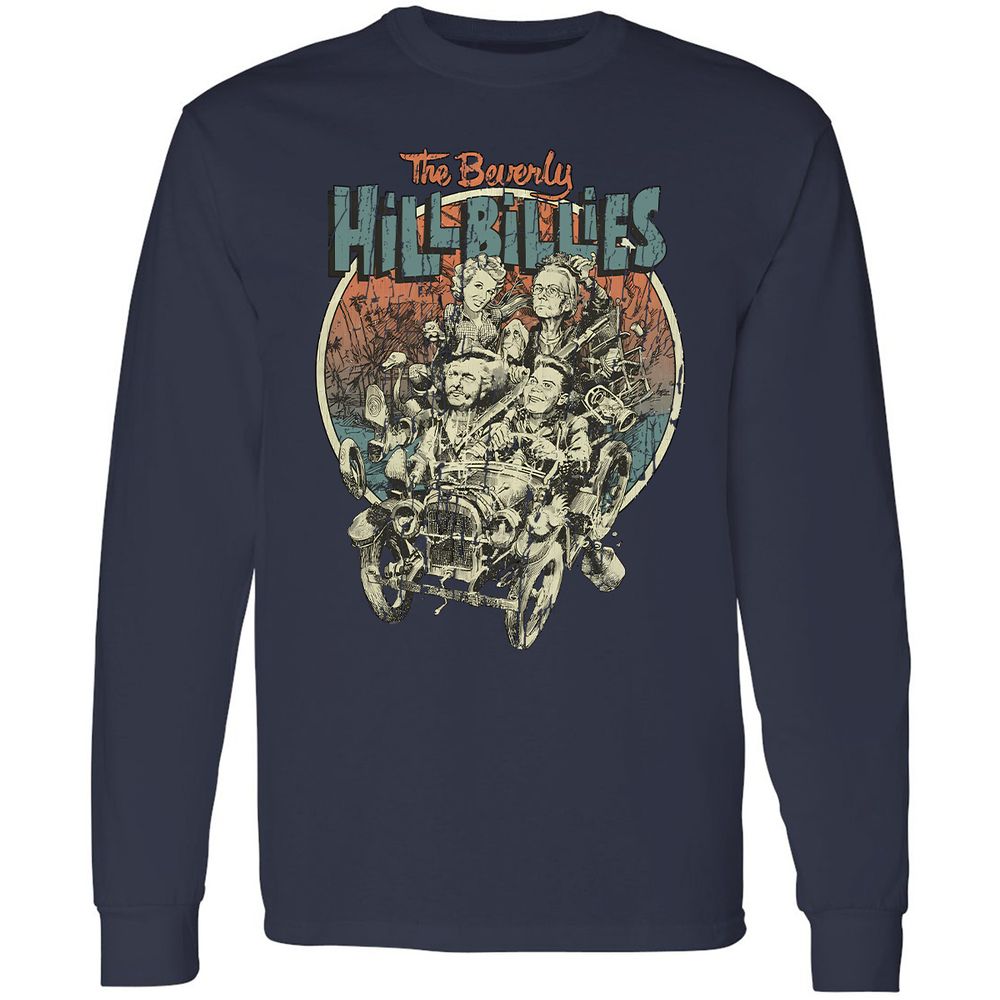 Long Sleeve T-Shirt - X5CJ8QCZ - Navy - 12
