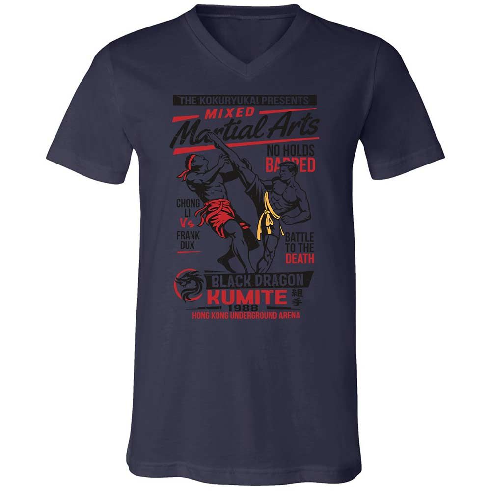 Unisex V-Neck T-Shirt - NRA1TA23 - Navy - 12