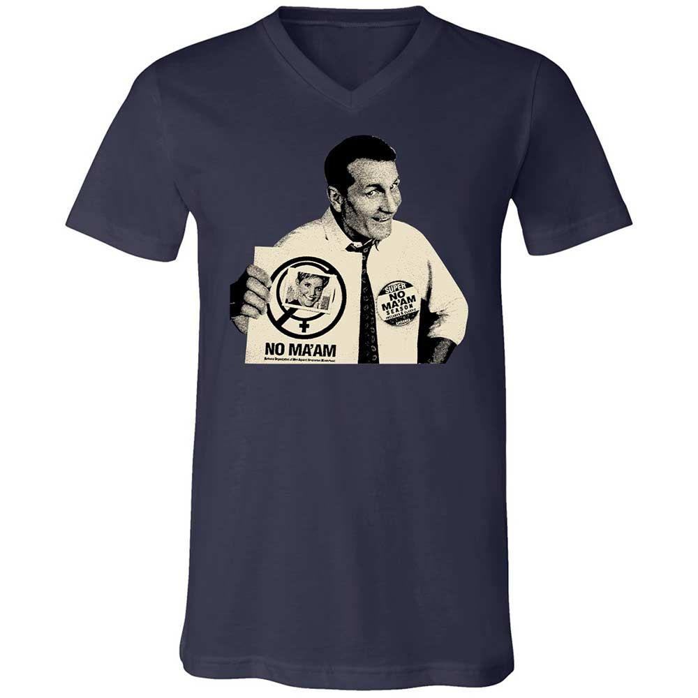 Unisex V-Neck T-Shirt - 8YFSE6ZV - Navy - 12