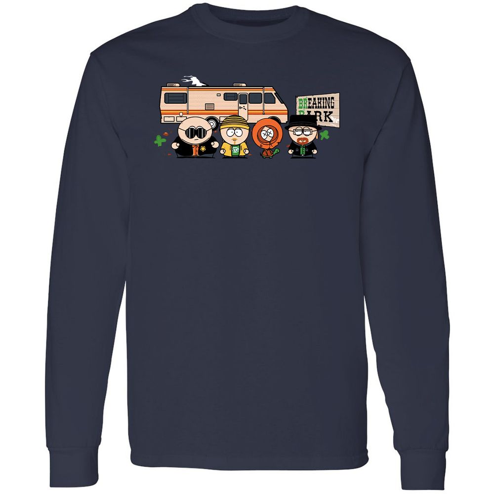 Long Sleeve T-Shirt - WY7GRULT - Navy - 12