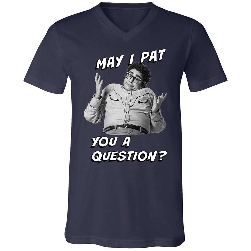 Unisex V-Neck T-Shirt - AEZYNX8L - Navy - 12