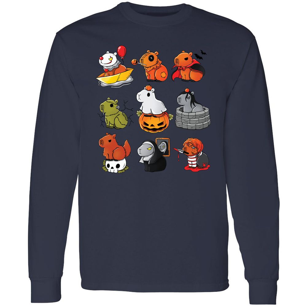 Long Sleeve T-Shirt - WPKRRE5L - Navy - 12