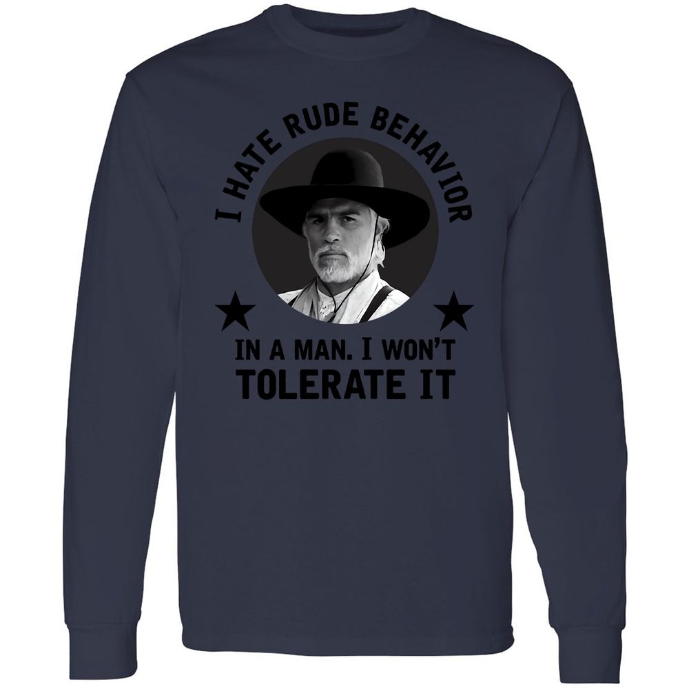 Long Sleeve T-Shirt - BQ9DNZ4N - Navy - 12