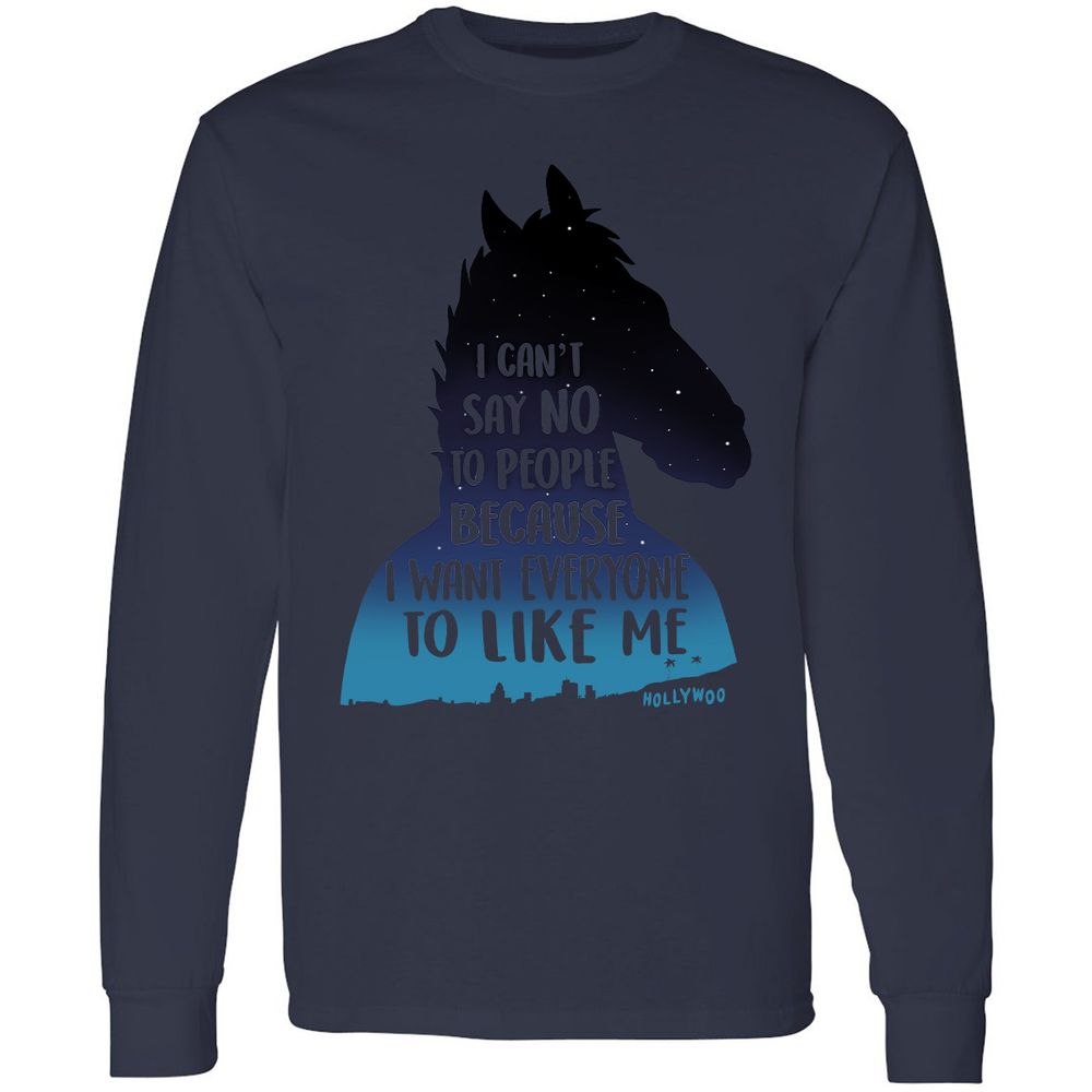 Long Sleeve T-Shirt - JLF587SS - Navy - 12