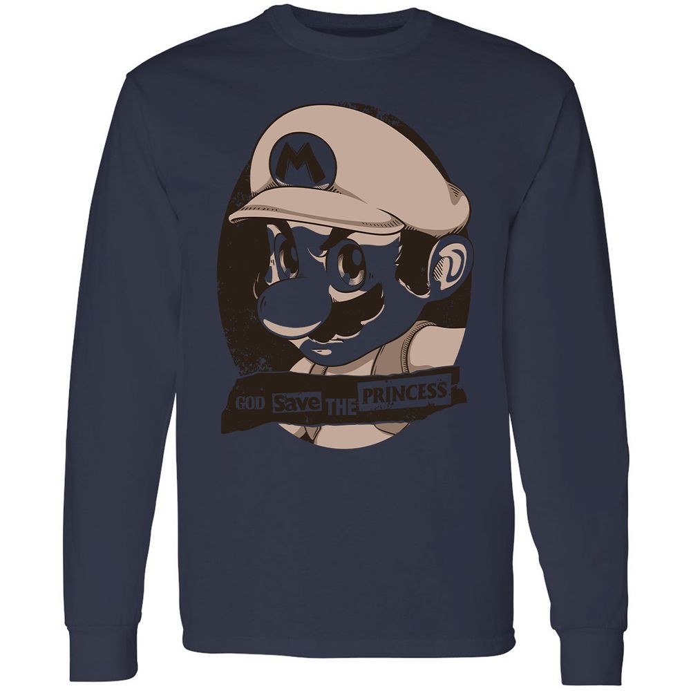 Long Sleeve T-Shirt - DMVSF6QW - Navy - 12