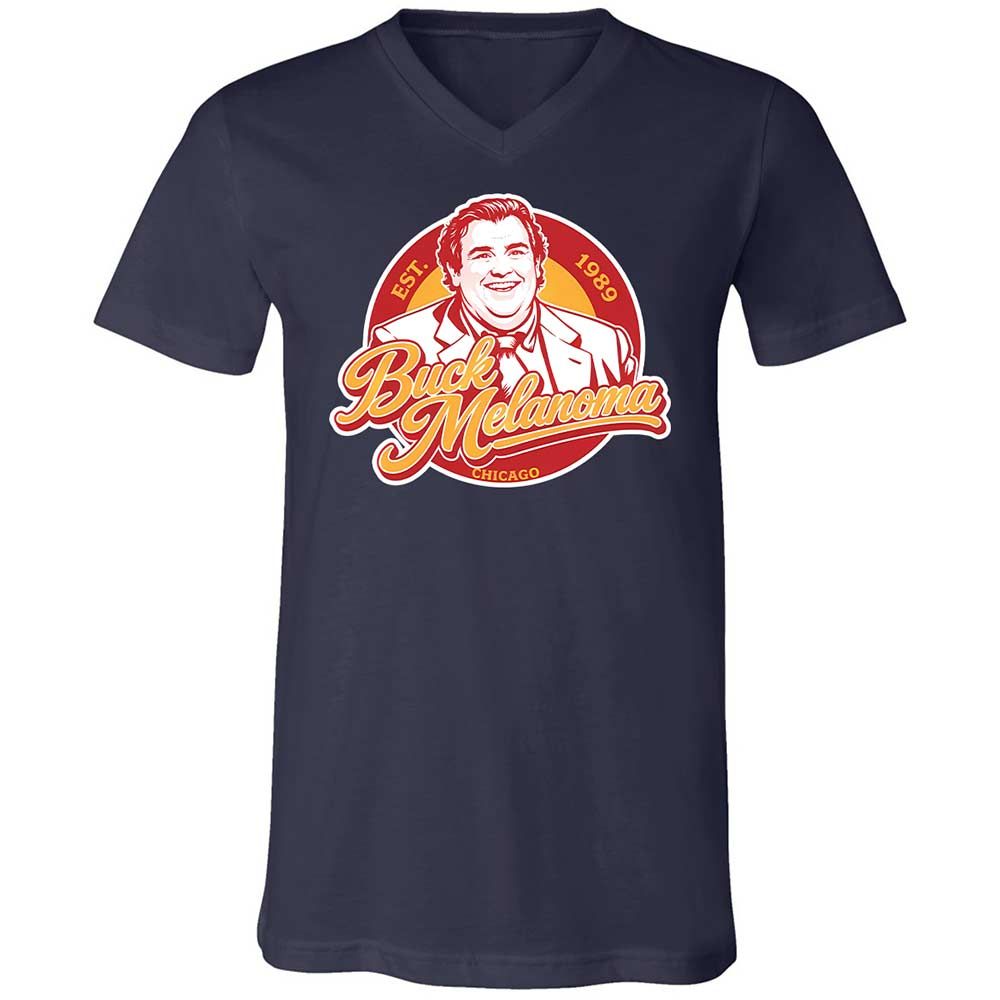 Unisex V-Neck T-Shirt - HPW8ZTEC - Navy - 12