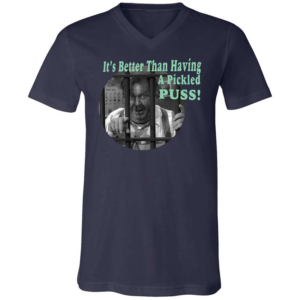 Unisex V-Neck T-Shirt - 4NK3H2BA - Navy - 12
