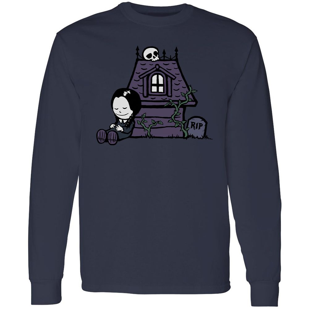 Long Sleeve T-Shirt - DJYSAHK3 - Navy - 12