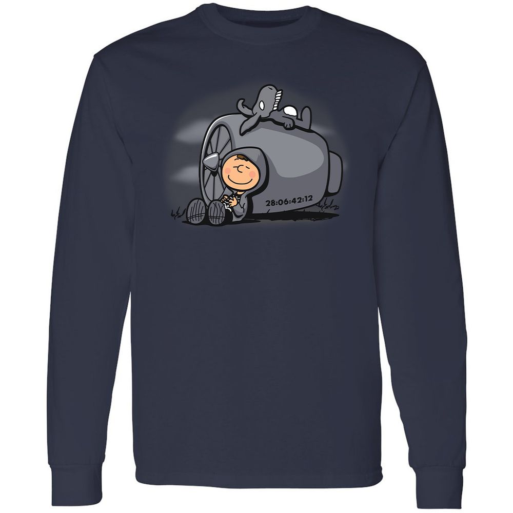 Long Sleeve T-Shirt - 87J4F2NM - Navy - 12