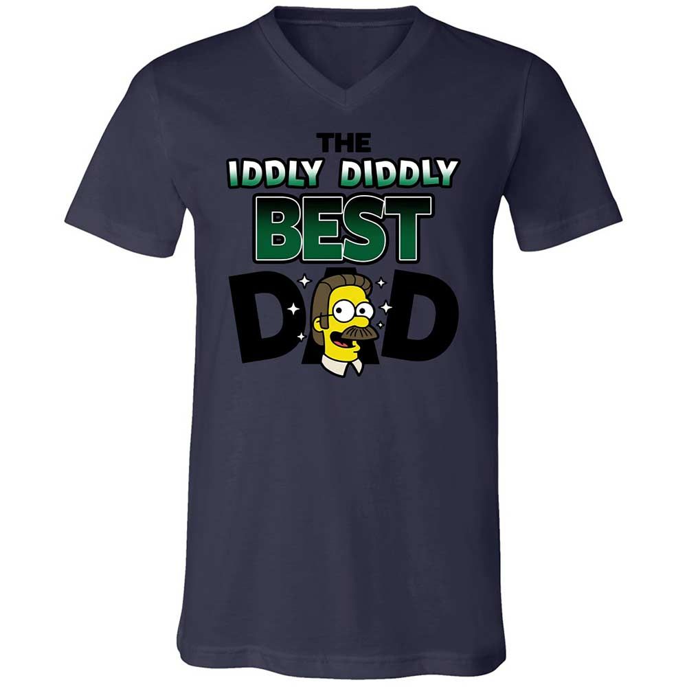 The Iddly diddly best dad - Navy - 12